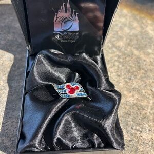 Disney Cruise Line Wave Logo pin with crystals.